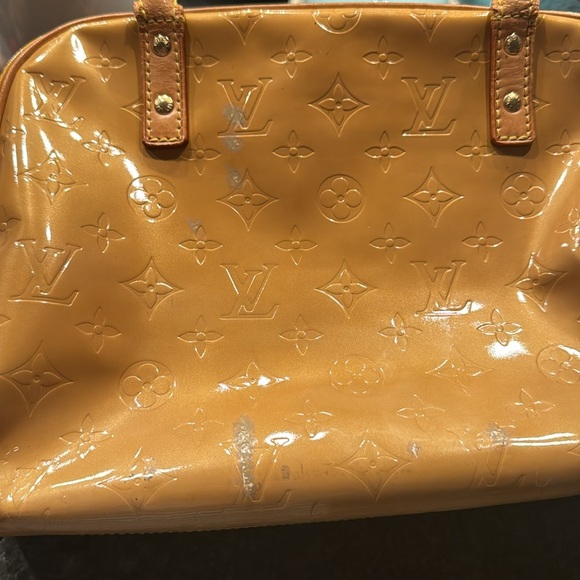 🌺⚜️New Listing-Louis Vuitton Gold Vernis Thompson Square Tote⚜️⚜️ - Picture 9 of 13